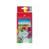 Creioane colorate triunghiulare grip 2001 Faber-Castell 24 culori/set