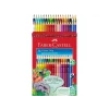 Creioane colorate triunghiulare grip 2001 Faber-Castell 36 culori/set