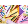 Creioane colorate triunghiulare grip 2001 Faber-Castell 48 culori/set