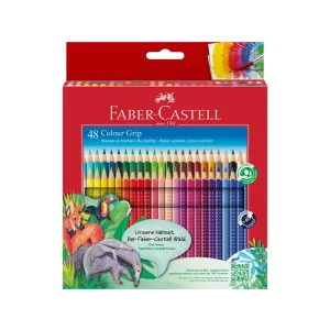 Creioane colorate triunghiulare grip 2001 Faber-Castell 48 culori/set