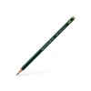 Creion grafit 2B hexagonal Castell 9000 Faber-Castell
