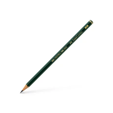 Creion grafit 4B hexagonal Castell 9000 Faber-Castell