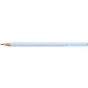 Creion grafit B rotund sparkle bleu sky 2024 Faber-Castell