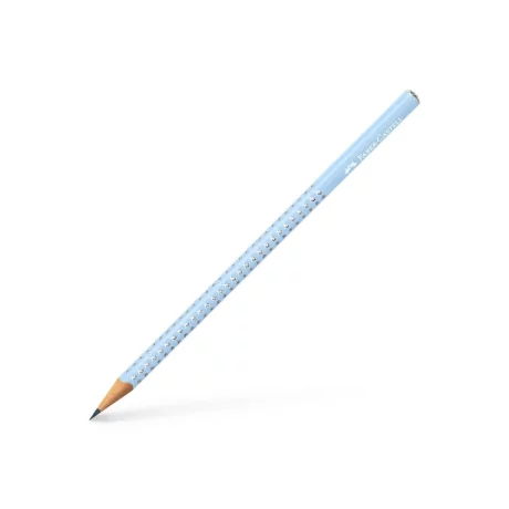 Creion grafit B rotund sparkle bleu sky 2024 Faber-Castell