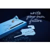 Creion grafit B rotund sparkle bleu sky 2024 Faber-Castell