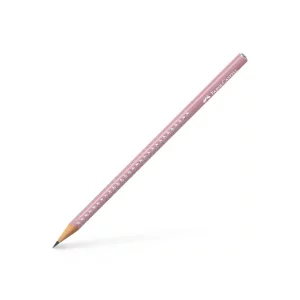 Creion grafit B rotund sparkle rose 2021 Faber-Castell