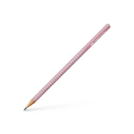 Creion grafit B rotund sparkle rose 2021 Faber-Castell