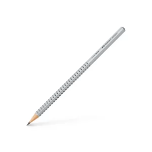 Creion grafit B triunghiular grip 2001 gri Faber-Castell