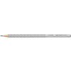 Creion grafit B triunghiular grip 2001 gri Faber-Castell