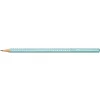 Creion grafit B triunghiular sparkle bleu ocean metalizat 2023 Faber-Castell