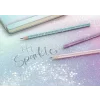 Creion grafit B triunghiular sparkle bleu ocean metalizat 2023 Faber-Castell