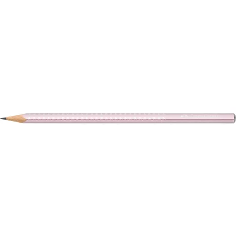 Creion grafit B triunghiular sparkle rose metalizat 2023 Faber-Castell
