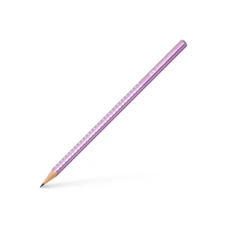 Creion grafit B triunghiular sparkle violet metalizat 2023 Faber-Castell