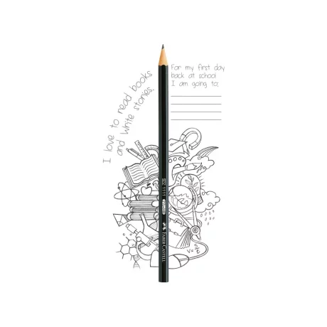 Creion grafit HB hexagonal 1111 Faber-Castell