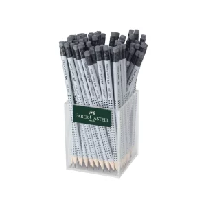 Creion grafit HB hexagonal cu gumă grip 2001 Faber-Castell 72 buc/set