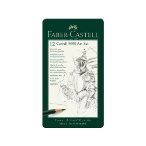 Creion grafit hexagonal Artă Castell 9000 Faber-Castell 12 buc/set
