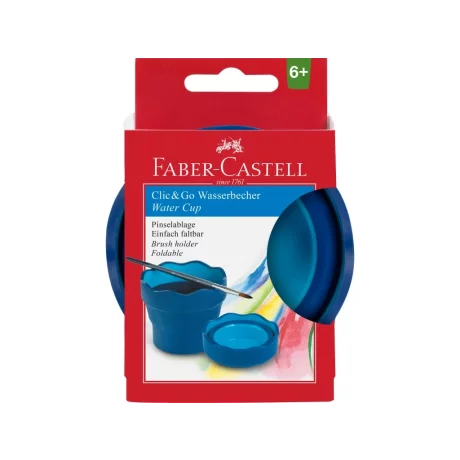 Pahar pentru pictură simplu Click-Go Faber-Castell