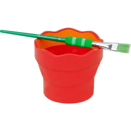 Pahar pentru pictură simplu Click-Go Faber-Castell