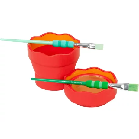 Pahar pentru pictură simplu Click-Go Faber-Castell