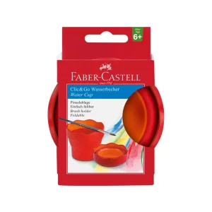 Pahar pentru pictură simplu Click-Go Faber-Castell