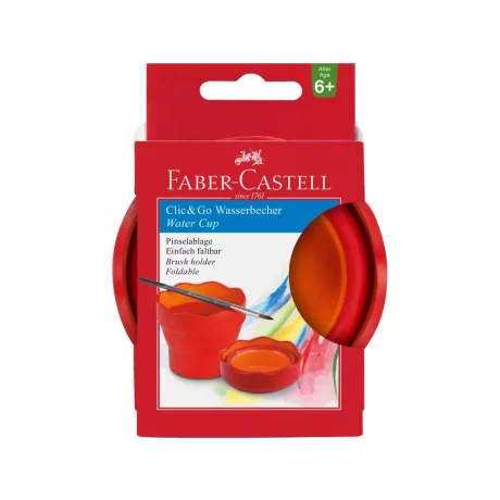 Pahar pentru pictură simplu Click-Go Faber-Castell
