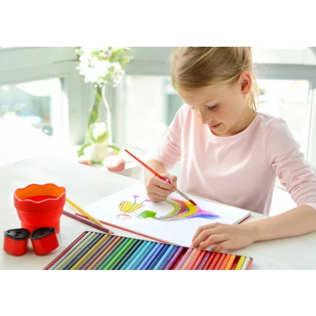Pahar pentru pictură simplu Click-Go Faber-Castell