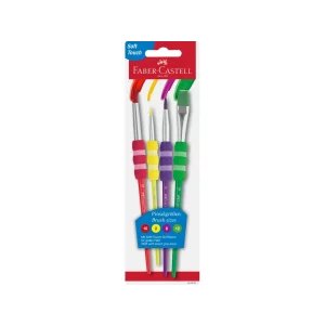 Pensule Soft Touch Faber-Castell 4 buc/set