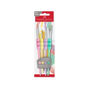 Pensule Soft Touch pastel Faber-Castell 4 buc/set
