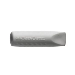 Radieră capac grip 2001 gri Faber-Castell 2 buc/set