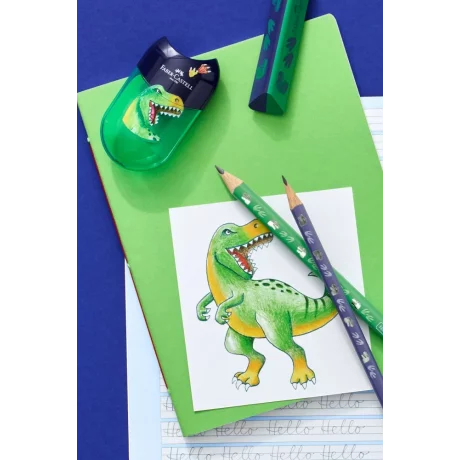 Radieră creion dust free dinozauri Faber-Castell