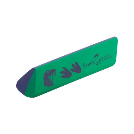 Radieră creion dust free dinozauri Faber-Castell