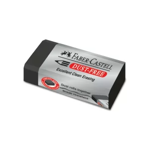 Radieră creion dust free neagră 24 Faber-Castell