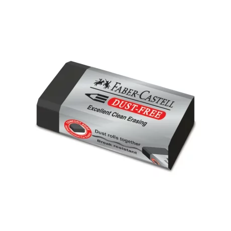 Radieră creion dust free neagră 24 Faber-Castell