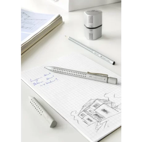 Radieră creion grip 2001 gri Faber-Castell