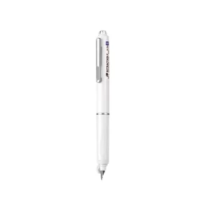 Stilou reatractabil Writech corp alb + 5 patroane cu cerneală albastru