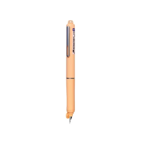 Stilou reatractabil Writech corp portocaliu + 5 patroane cu cerneală albastru