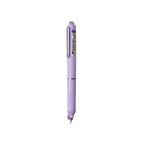Stilou reatractabil Writech corp violet + 5 patroane cu cerneală albastru