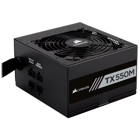 SURSA CORSAIR TX-M Series, 550 W, semi-modulara, ATX 12V V2.4, fan 120 mm x 1, 80 Plus Gold, &quot;CP-9020133&quot;