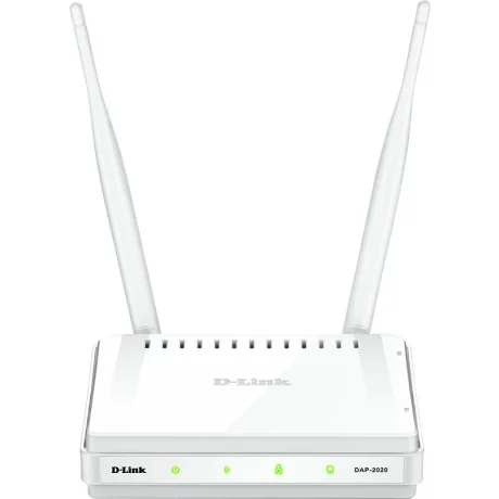 ACCESS POINT D-LINK wireless 300Mbps, port 10/100Mbps, 2 antene externe, &quot;DAP-2020&quot; (include TV 1.5 lei)