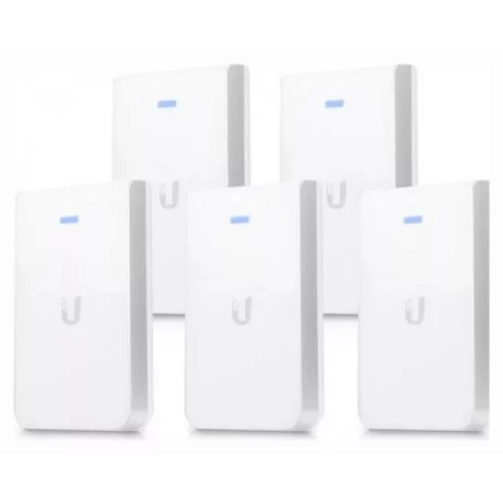 ACCESS Point Ubiquiti wireless &quot;UniFi AC in-wall&quot; interior 1200 Mbps, port 10/100/1000 x 3, antena interna x 2, PoE, 2.4 - 5 GHz, &quot;UAP-AC-IW-5&quot; (include TV 1.5 lei)