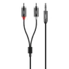ADAPTOR audio BELKIN, Jack 3.5mm (T) la RCA (T) x 2, 1.8m, &quot;AV10092BT1.8M&quot;