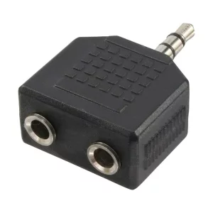 ADAPTOR audio LOGILINK 3.5mm stereo 3p. (t) la 2 x 3.5 stereo (m), Logilink &quot;CA1002&quot;