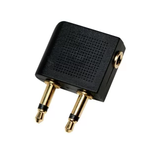 ADAPTOR audio LOGILINK convertor stereo (2 x 3.5 mm jack T la  1 x 3.5 mm jack M), negru, &quot;CA1089&quot;