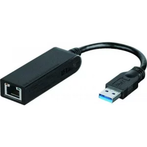 ADAPTOR RETEA D-LINK , extern, USB 3.0, port RJ-45, 1000 Mbps, DUB-1312