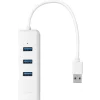 ADAPTOR RETEA TP-LINK , extern, USB 3.0, port RJ-45 | USB 3.0 x 3, 1000 Mbps, &quot;UE330&quot;