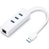 ADAPTOR RETEA TP-LINK , extern, USB 3.0, port RJ-45 | USB 3.0 x 3, 1000 Mbps, &quot;UE330&quot;