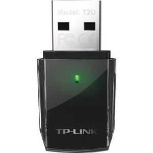 ADAPTOR RETEA TP-LINK AC600, extern wireless 2.4 GHz | 5 GHz, USB 2.0, port, 433 Mbps, antena interna x 1, &quot;Archer T2U&quot;