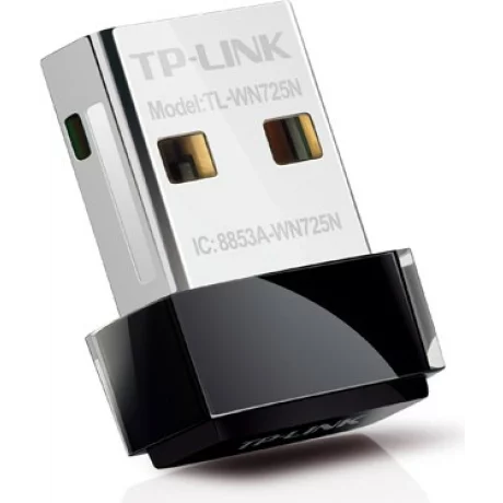 ADAPTOR RETEA TP-LINK NANO, extern wireless 2.4 GHz, USB 2.0, port, 150 Mbps, antena interna x 1, &quot;TL-WN725N&quot;