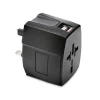 ADAPTOR universal KENSINGTON, Socket universal, conectare prin Euro skt x 1, USB x 2, 2.5 A, protectie supratensiune, negru, &quot;K33998WW&quot;