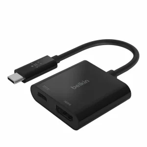 ADAPTOR video BELKIN, USB Type-C (T) la HDMI (M), 4K DCI (4096x2160) la 60Hz, 0.6 m, &quot;AVC002BTBK&quot;